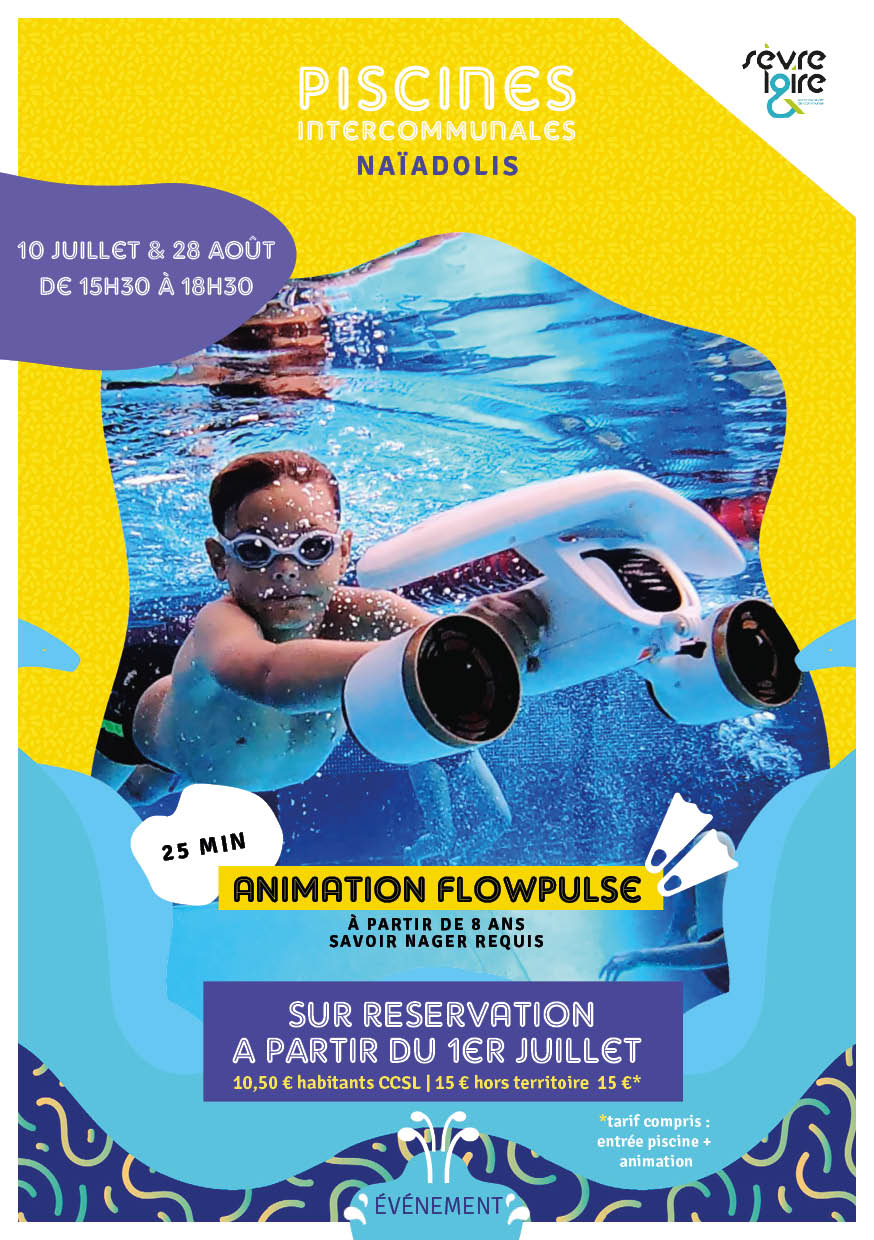 AFFICHE EVENEMENTS PISCINES flowpulse